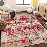 Amazon｜ペルシャ風 ラグ 赤 花柄20 レッド ネイビー 青 紺 豪華